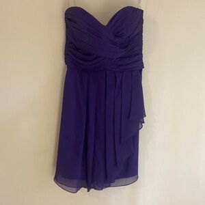 Purple Bridesmaid Dress